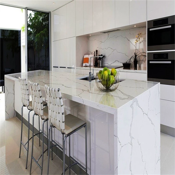 calacatta quartz kitchen vanity top