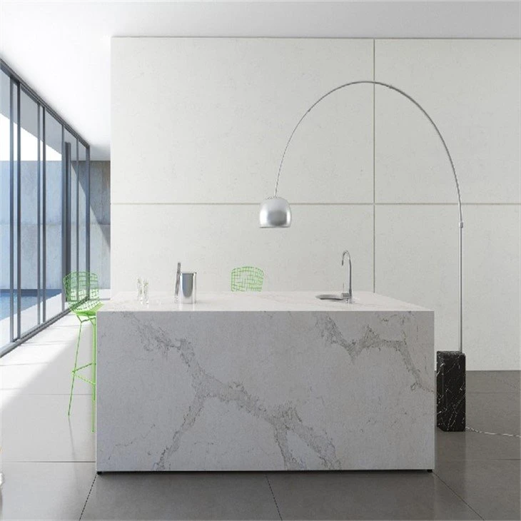 calacatta quartz vanity top